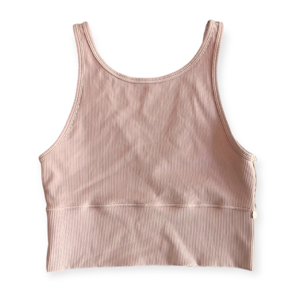 lululemon athletica Ribbed V-Neck Tank Top in Blush Pink - Picture 2 of 6